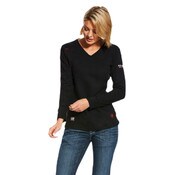 Ariat Women's FR AC Crew Top in Black